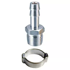 переходник FUBAG 1/4"М на елочку 10мм с обжимным кольцом 10x15мм