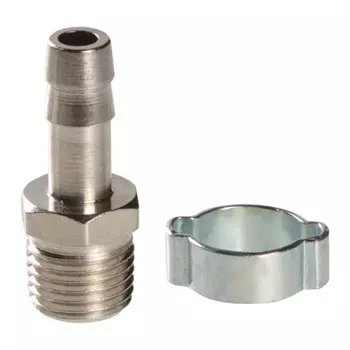 переходник FUBAG 1/4"M на елочку 8мм с обжимным кольцом 8x13мм