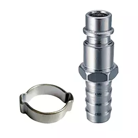 переходник FUBAG рапид-штуцер елочка 10мм с обжимным кольцом 10x15мм 1шт