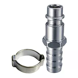 переходник FUBAG рапид-штуцер елочка 6мм с обжимным кольцом 6х11мм 1шт