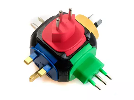 переходник универсальный для путешествий 5 насадок