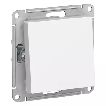 переключатель 1-клавишный Atlas Design белый