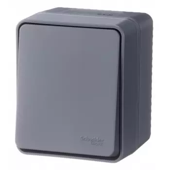 переключатель 1-клавишный Atlas Design Profi54 антрацит