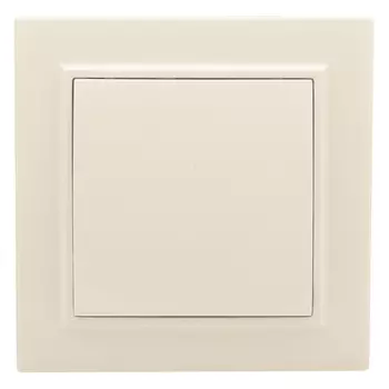 переключатель 1-клавишный EKF Минск проходной 10А бежевый