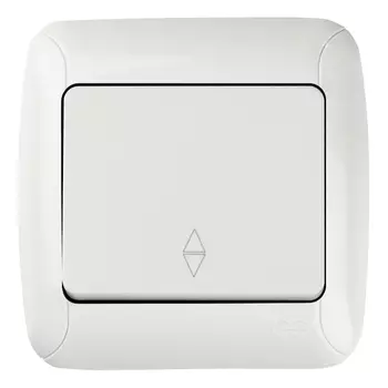 переключатель 1-клавишный GUNSAN Fantasy белый