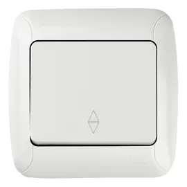 переключатель 1-клавишный GUNSAN Fantasy белый