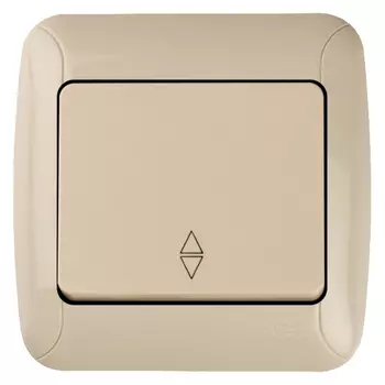 переключатель 1-клавишный GUNSAN Fantasy крем