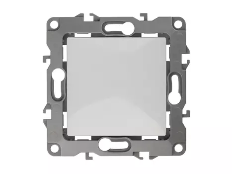 переключатель 1-клавишный ЭРА серия 12 белый