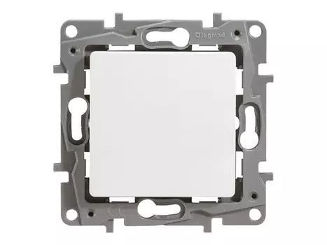 переключатель 1-клавишный LEGRAND Etika белый