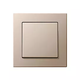 переключатель 1-клавишный LIREGUS Epsilon шампань