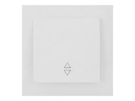 переключатель 1-клавишный NILSON Touran Naturel белый