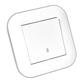 переключатель 1-клавишный OVIVO Loft проходной белый