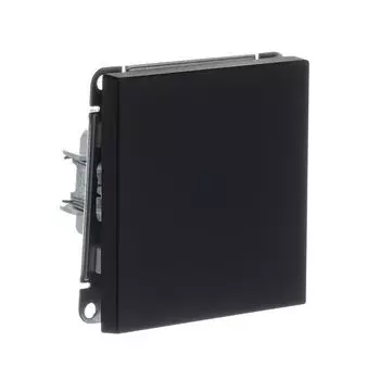 переключатель 1-клавишный SYSTEME ELECTRIC Art Gallery сх.6 10А карбон