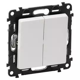 переключатель 2-клавишный LEGRAND Valena Life белый