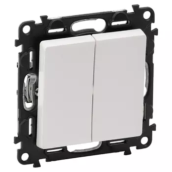 переключатель 2-клавишный LEGRAND Valena Life белый