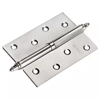 петля разъемная MORELLI 100х70х2,5мм L никель с коронкой