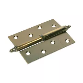 петля разъемная MORELLI 100х70х2,5мм R кофе с коронкой