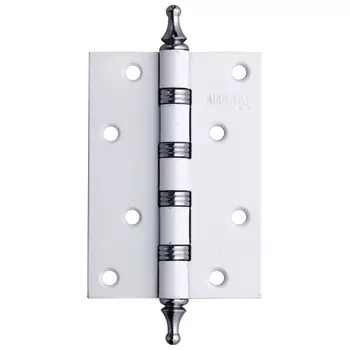 петля универсальная ADDEN BAU 100х70х2,5мм белый/хром