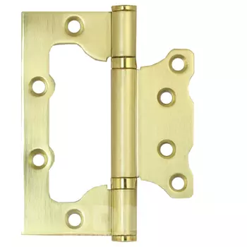 петля универсальная бабочка ARSENAL 100х75х2,5мм матовое золото