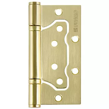 петля универсальная бабочка FUARO 100x75х2,5мм матовое золото