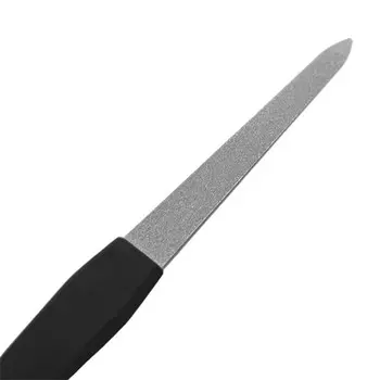 пилка для ногтей LEI 12,5см алмазная металл, пластик