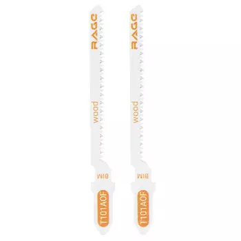 пилки для лобзика по дереву, ламинату RAGE by VIRA T101AOF 2шт