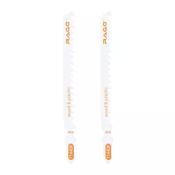 пилки для лобзика по дереву,ламинату RAGE by VIRA T144DF 2шт