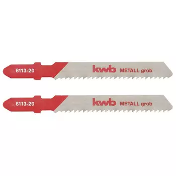 пилки для лобзика по металлу KWB TE118B 2шт