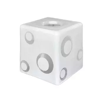 плафон NINAGLASS Е27 D100 стекло белый