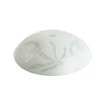 плафон NiNaGlass Эльза стекло, белый