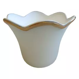 плафон стекло Jupiter Lighting Цветочек Е27 белый