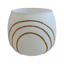 плафон стекло Jupiter Lighting Сфера Блестки Е27 белый