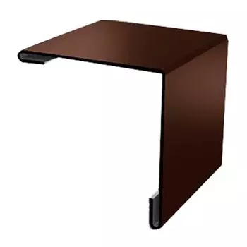 планка для наружных углов 2000х50х50мм коричневая