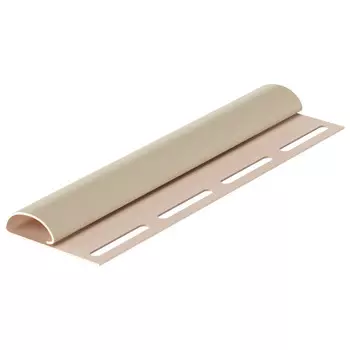 планка для сайдинга DOCKE финишный профиль 3000мм крем-брюле