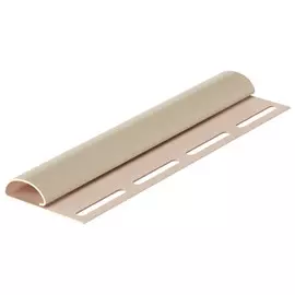 планка для сайдинга DOCKE финишный профиль крем-брюле 3000мм