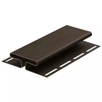 планка для сайдинга DOCKE h-профиль 3000мм шоколад