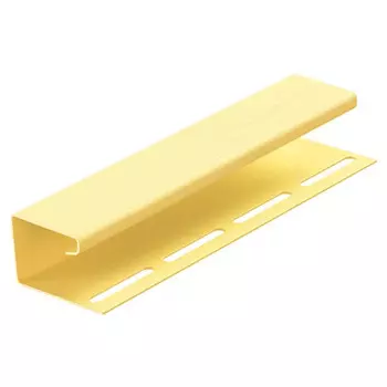 планка для сайдинга DOCKE j-профиль лимон 3000мм