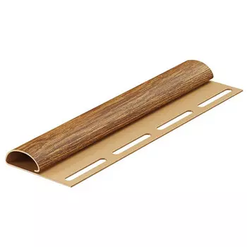 планка для сайдинга DOCKE Lux финишный профиль миндаль 3000мм