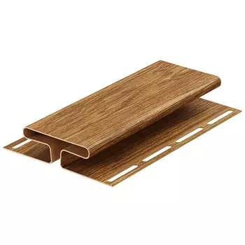 планка для сайдинга DOCKE Lux h-профиль миндаль 3000мм