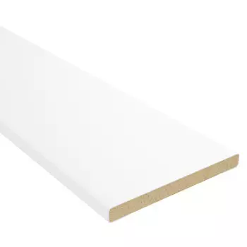 планка доборная Современные Двери белая 120мм ламинированная