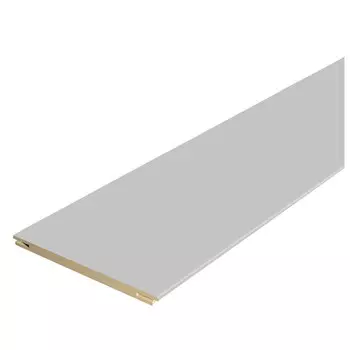 планка доборная VELLDORIS Эмалит серый телескопическая 100мм ПВХ