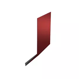 планка карнизная, 2000х100х65 мм, красная