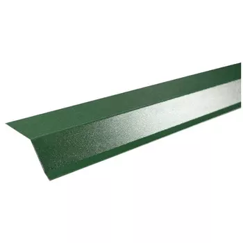 планка карнизная Технониколь 75x50x5мм пластизол 2м RAL 6007 зеленая