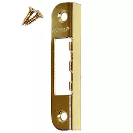 планка ответная APECS BP-0068-G угловая золото