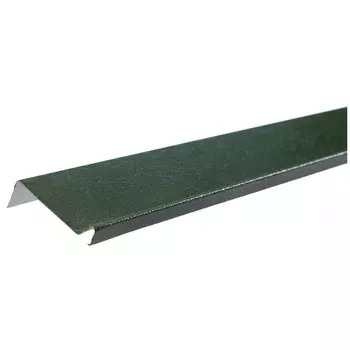 планка примыкания Технониколь 20x45x15x10мм пластизол 2м RAL 6007 зеленая