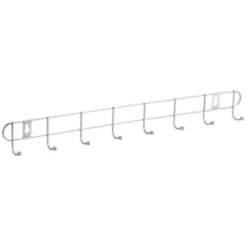 планка с 8 крючками РЫЖИЙ КОТ Eline 47х5,5х3,5см хром металл