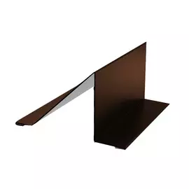 планка снегозадержателя, 2000х95х65 мм, коричневая