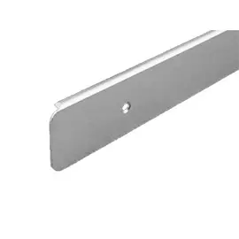 планка торцевая U-профиль для столешниц 38 мм хром матовый алюминий