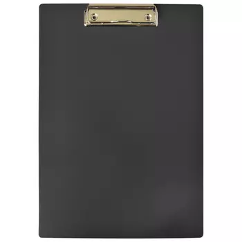 планшет с зажимом OfficeSpace А4 1000 мкм пластик черный
