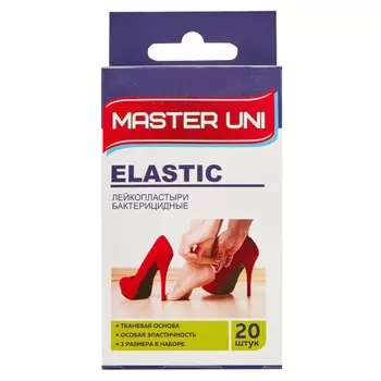 пластыри MASTER UNI Еlastic 20шт